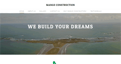 Desktop Screenshot of mangoconstruction.com